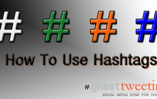 how to use hashtags